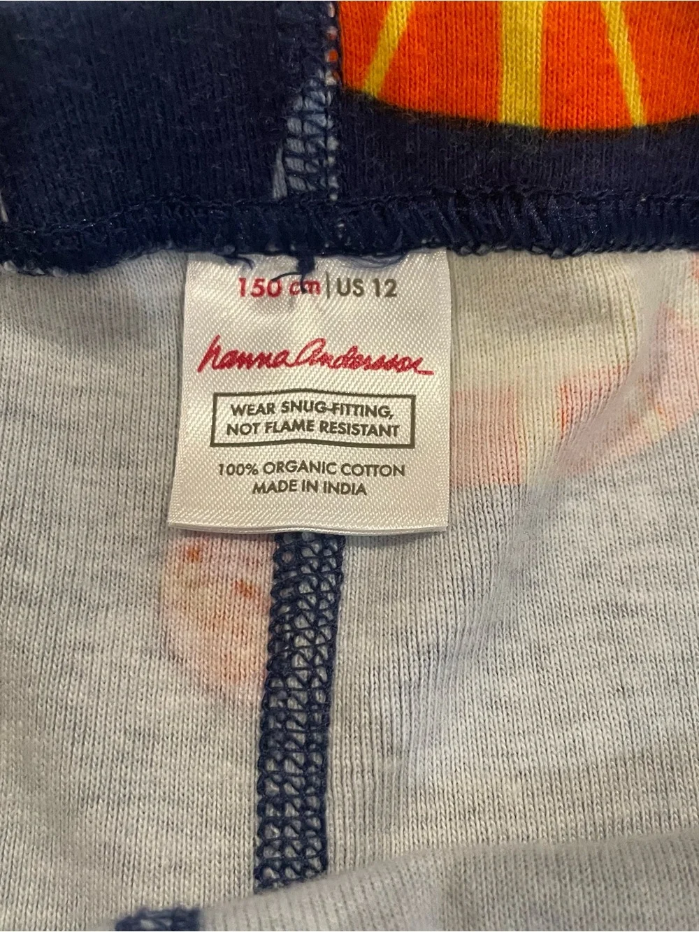 Hanna Andersson HannaJams Long John Pajama Set Milky Way Space Planet - 12 150